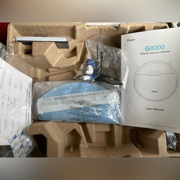 Tikom Robot Vacuum&Mop G8000 Robot Cleaner,Strong Suction,works w/ Amazon Google - Picture 3 of 6